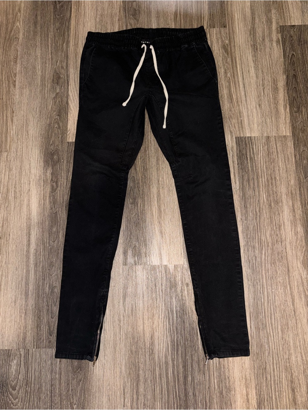 Women’s Black Jogger Pants with Drawstring Waist